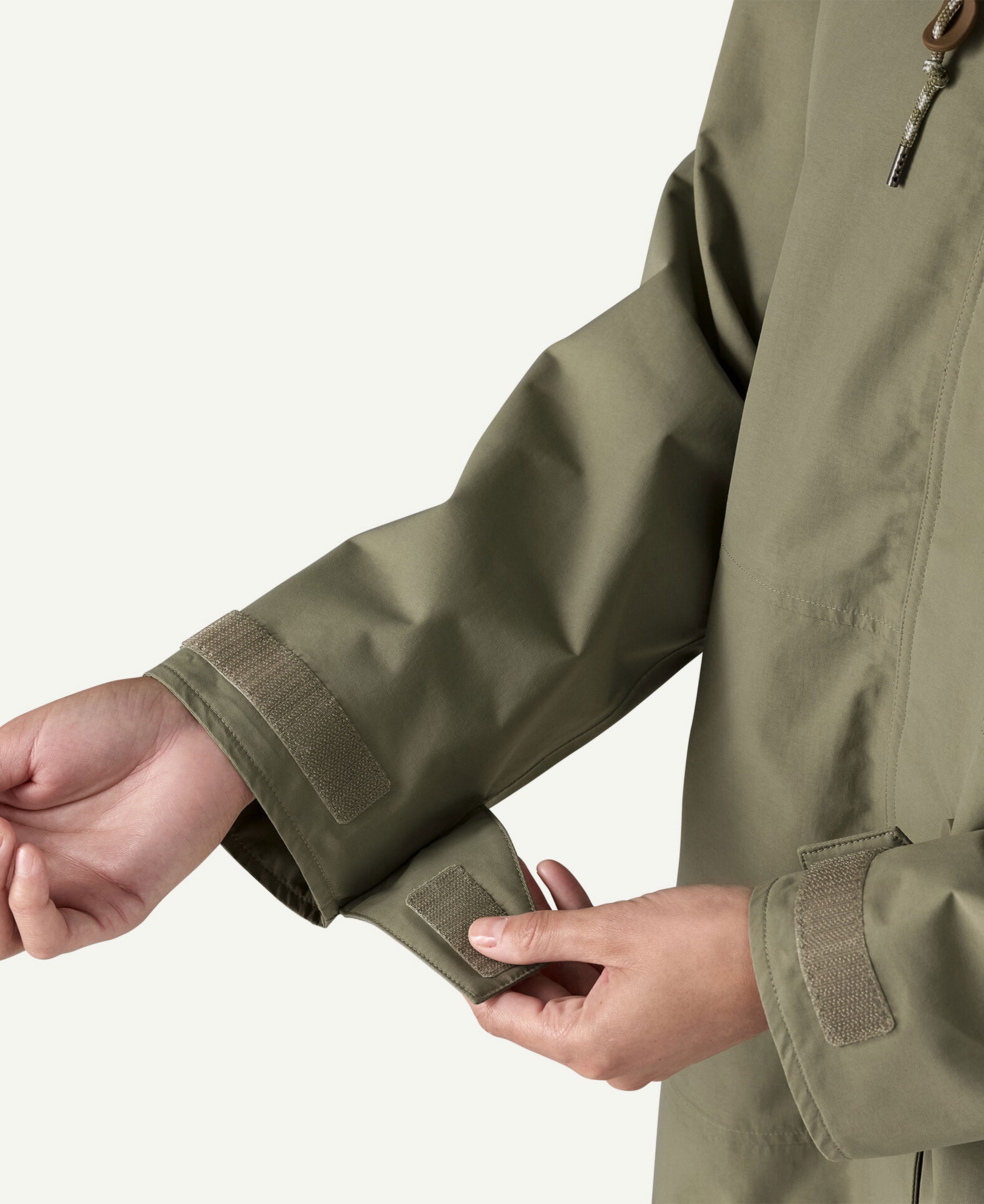 Outdoor Everyday Rain Jacket - River Rock Green
