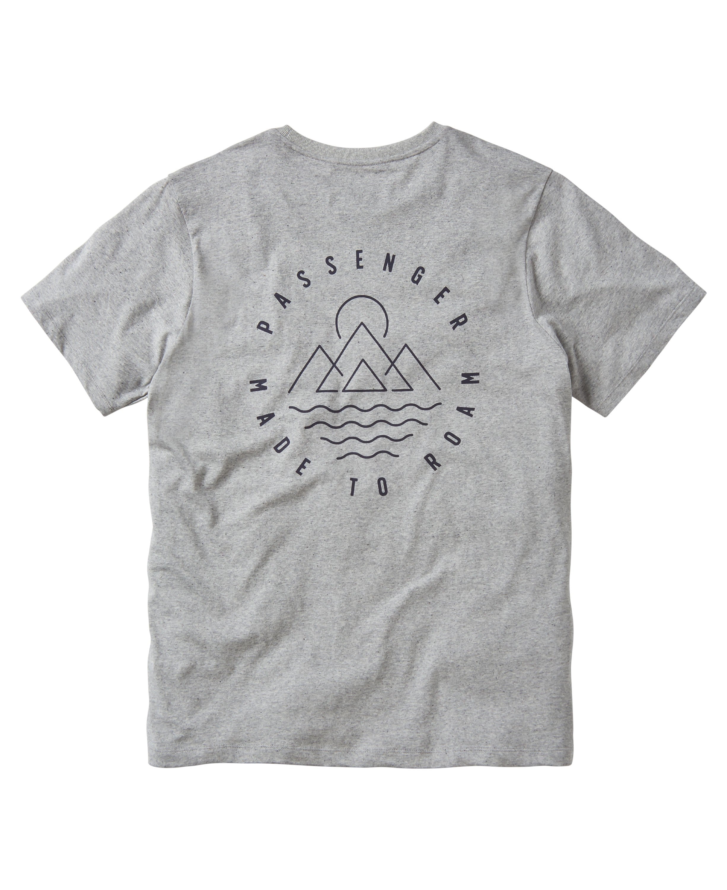 Escapism Recycled Cotton T-Shirt - Grey Marl