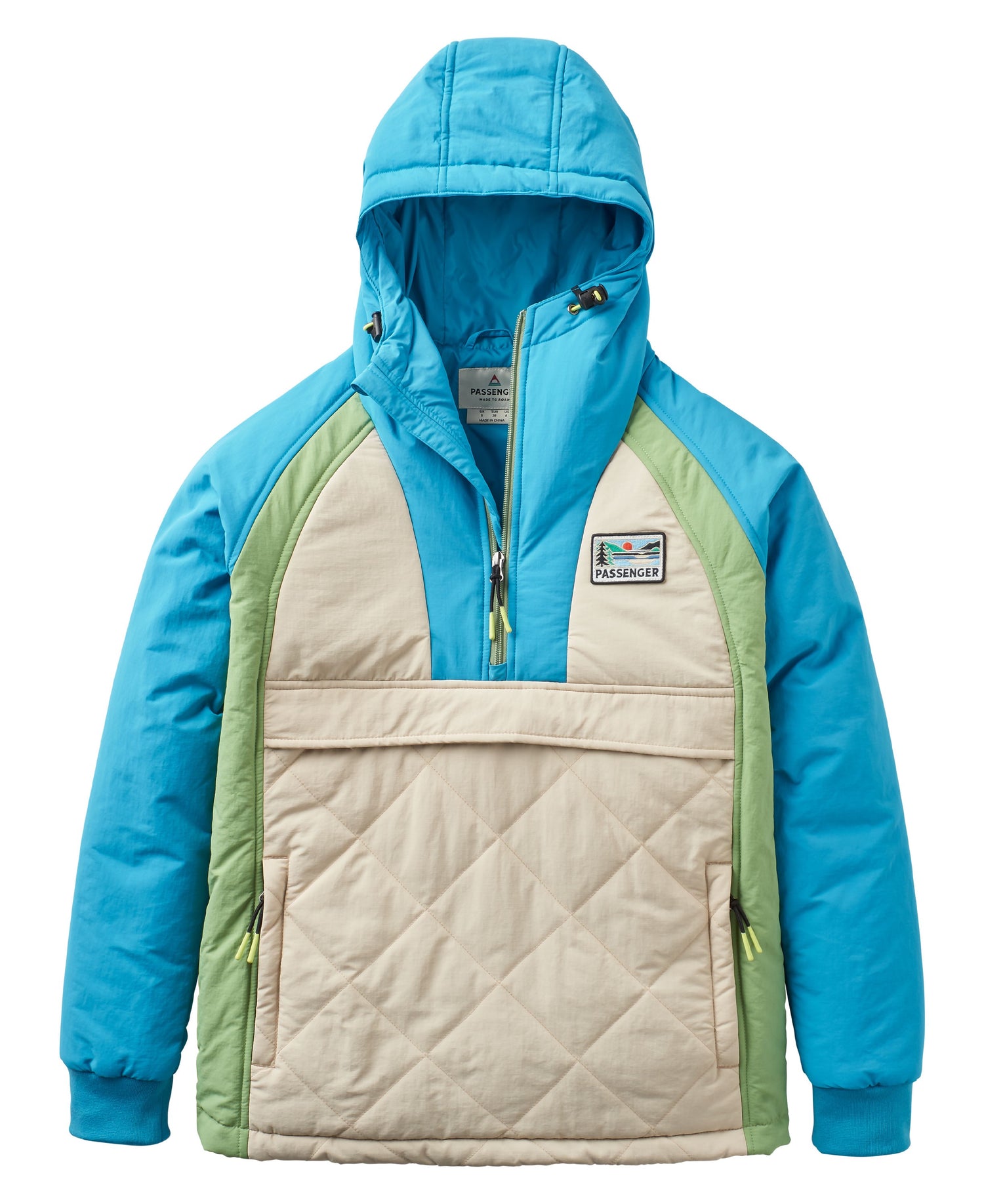 Ocean 2.0 Recycled Insulated 1/2 Zip Jacket - Bluejay/Feather