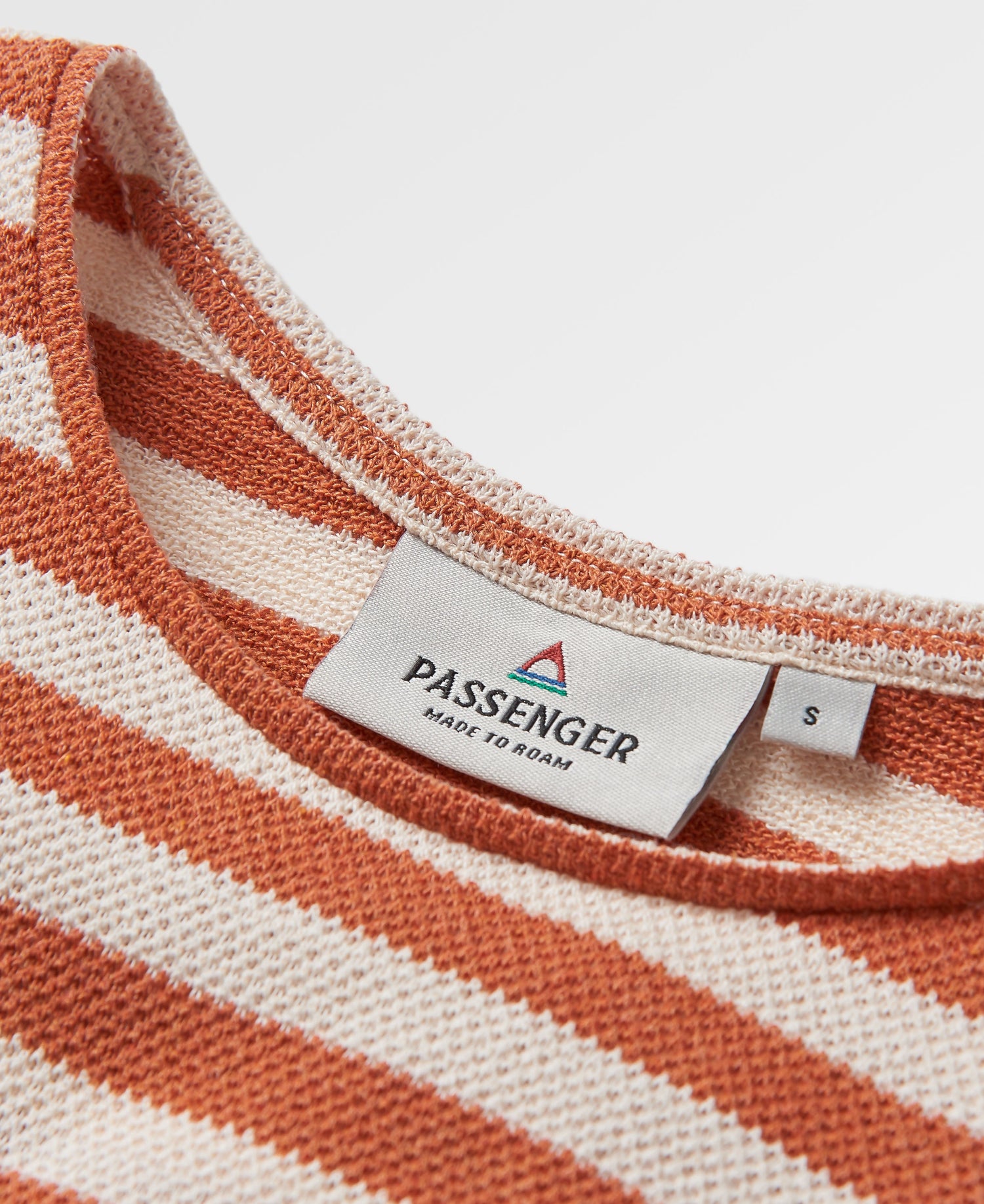 Panorama Striped Long Sleeve T-Shirt - Glazed Ginger