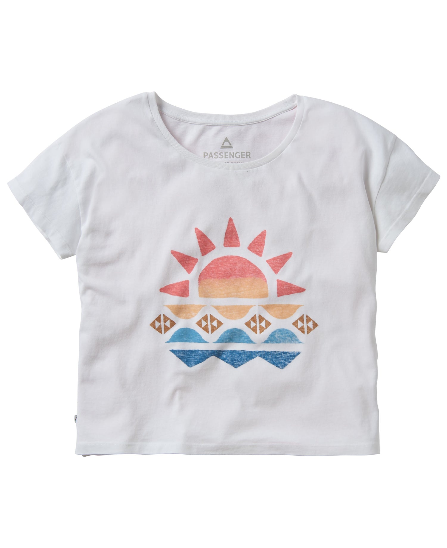 Sunray Recycled Cotton T-Shirt - White