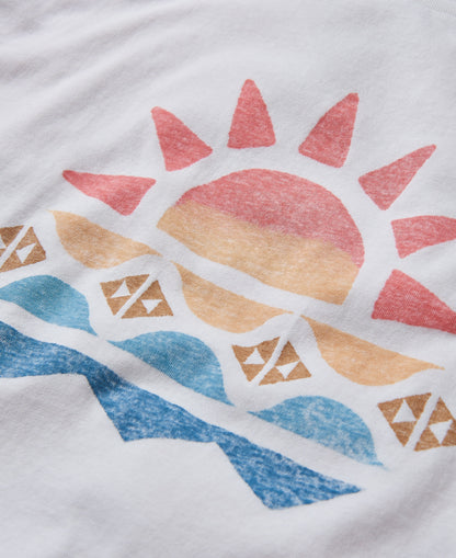 Sunray Recycled Cotton T-Shirt - White