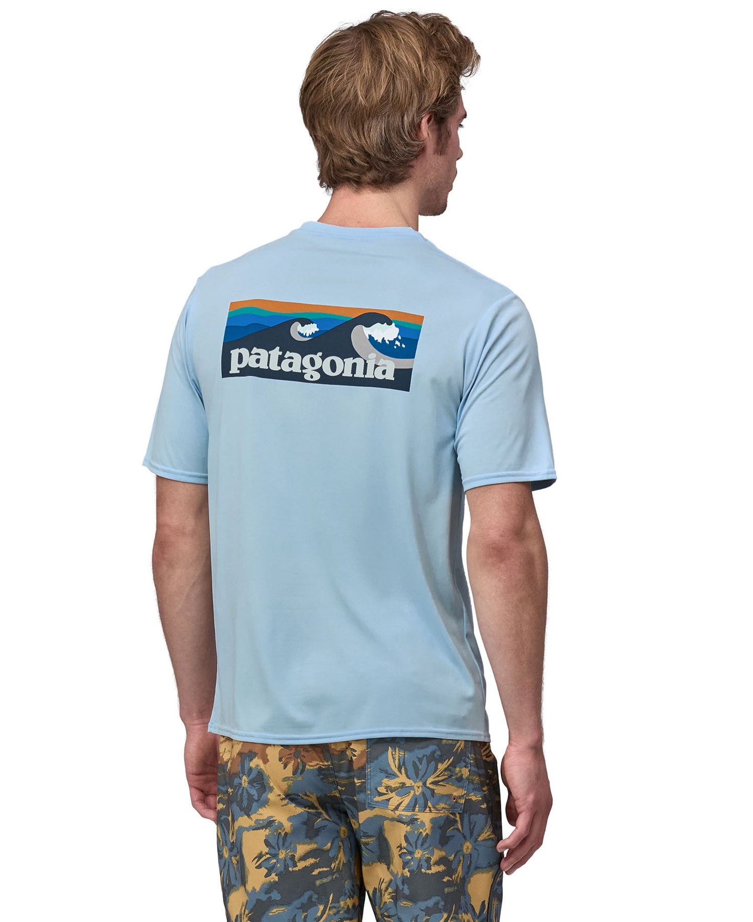 Cap Cool Daily Graphic Shirt - Boardshort Logo: Chilled Blue