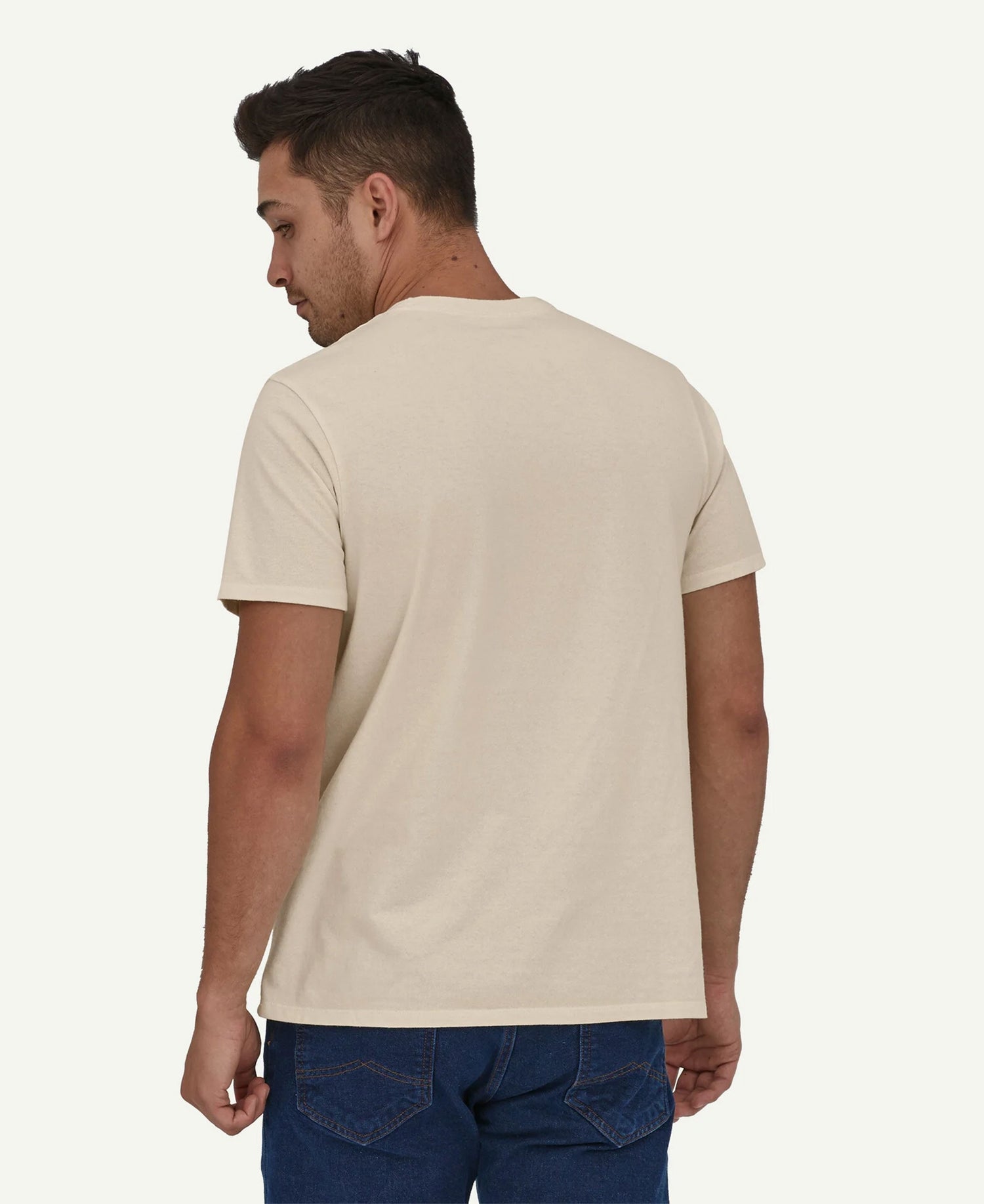 Fitz Roy Icon Responsibili-Tee - Birch White