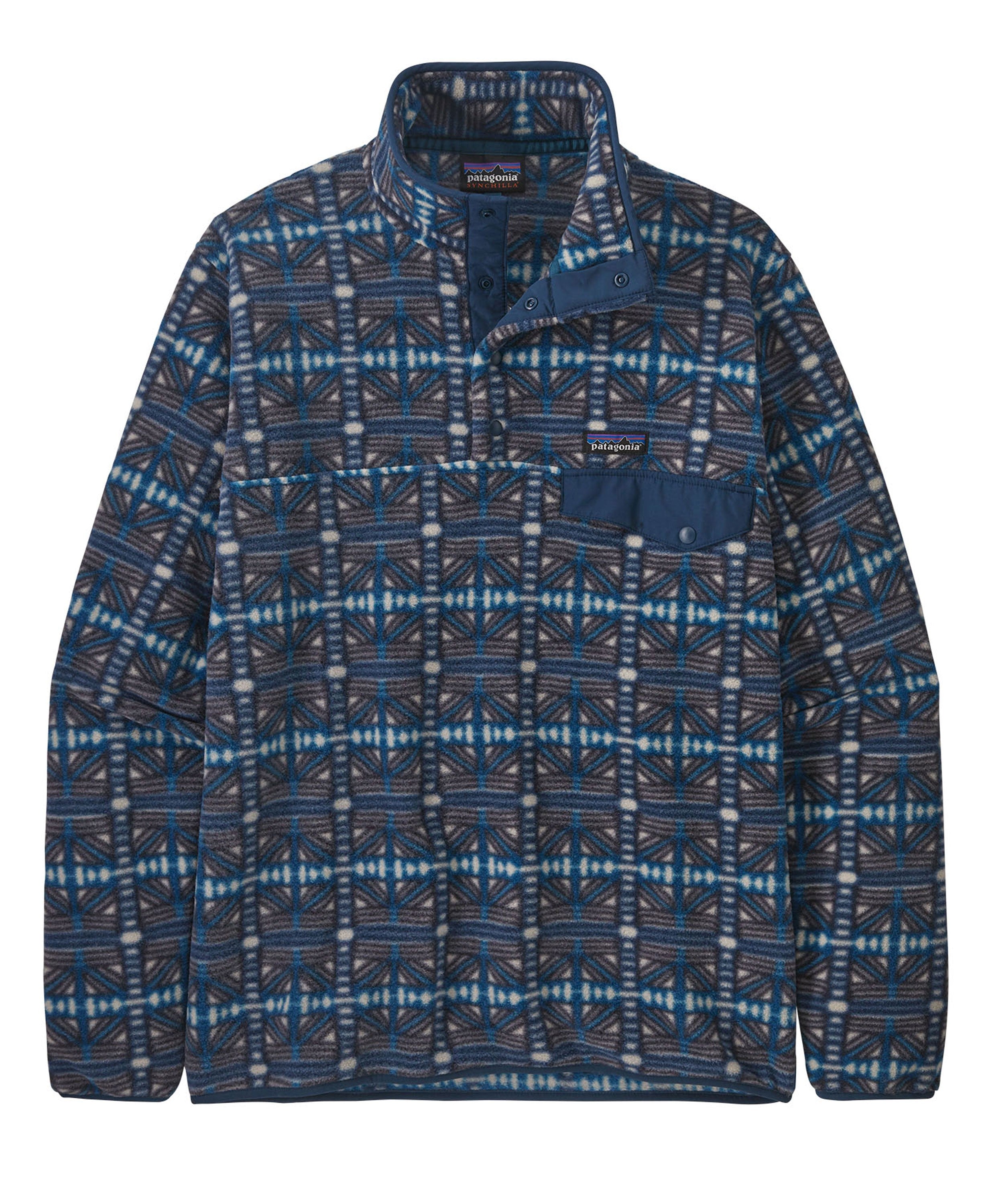 Lightweight Synchilla Snap-T Fleece Pullover - Snow Beam: Dark Natural