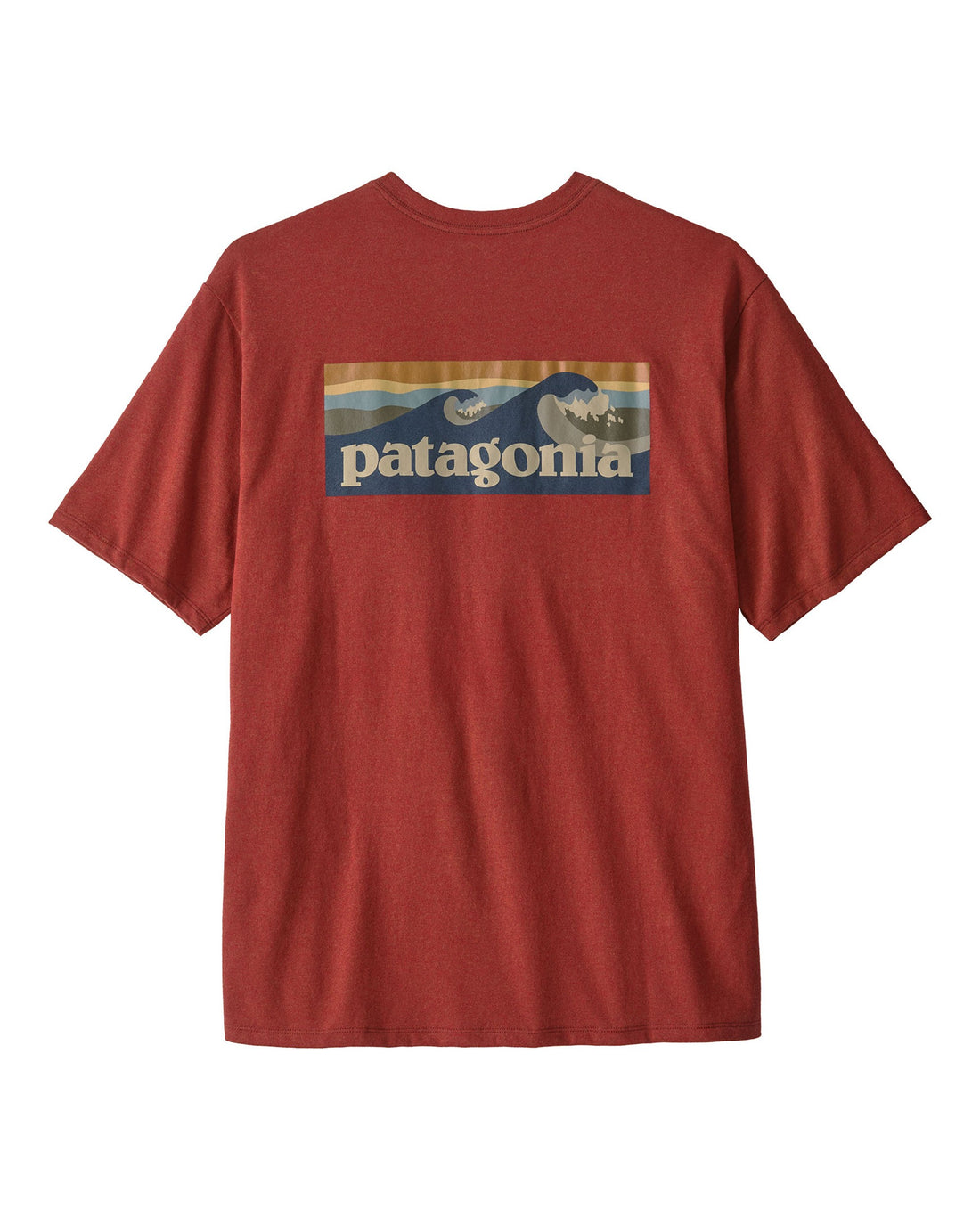 Boardshort Logo Pocket Responsibili-Tee - Rusty Red