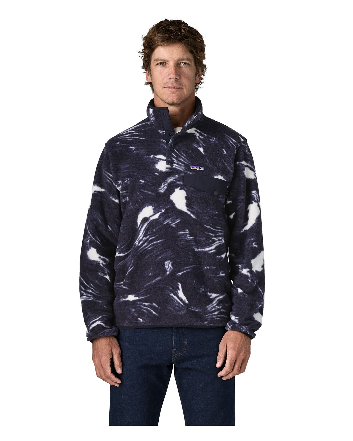 Lw Synch Snap-T Pullover - Polar Breeze: Sunken Blue