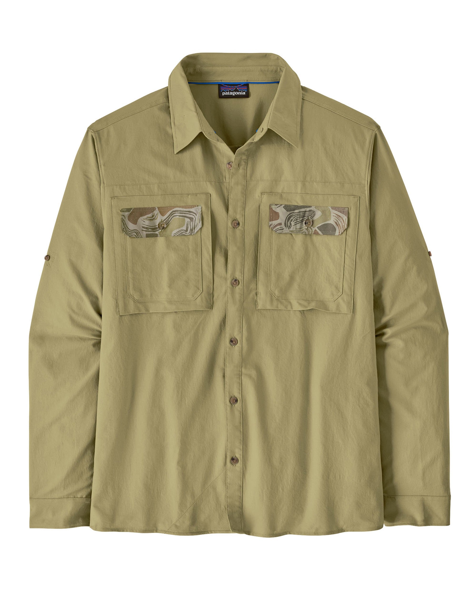 Landmark | Patagonia L/S Self Guided Sun Shirt in Gumtree Green