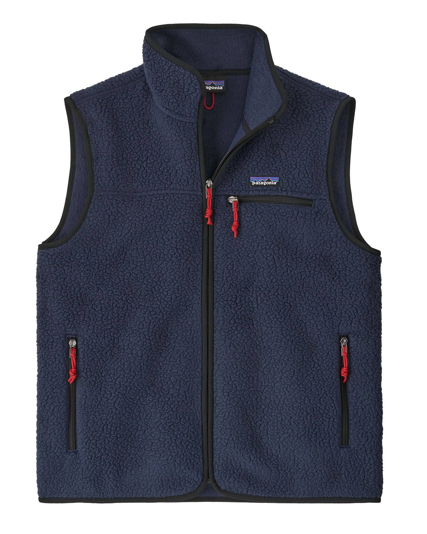Retro Pile Vest - New Navy