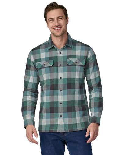 Midweight Fjord Flannel Shirt - Guides: Nouveau Green