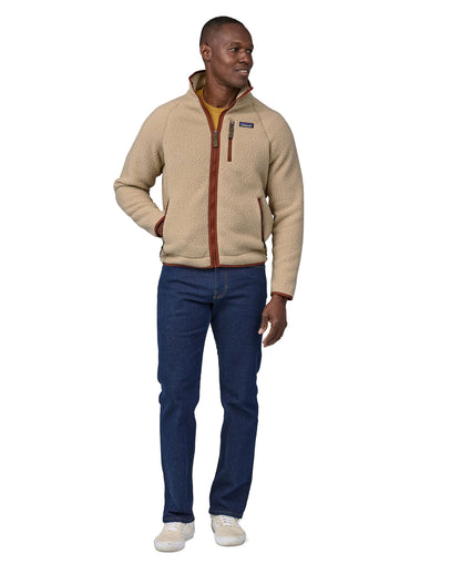 Retro Pile Fleece Jacket - El Cap Khaki w/Sisu Brown