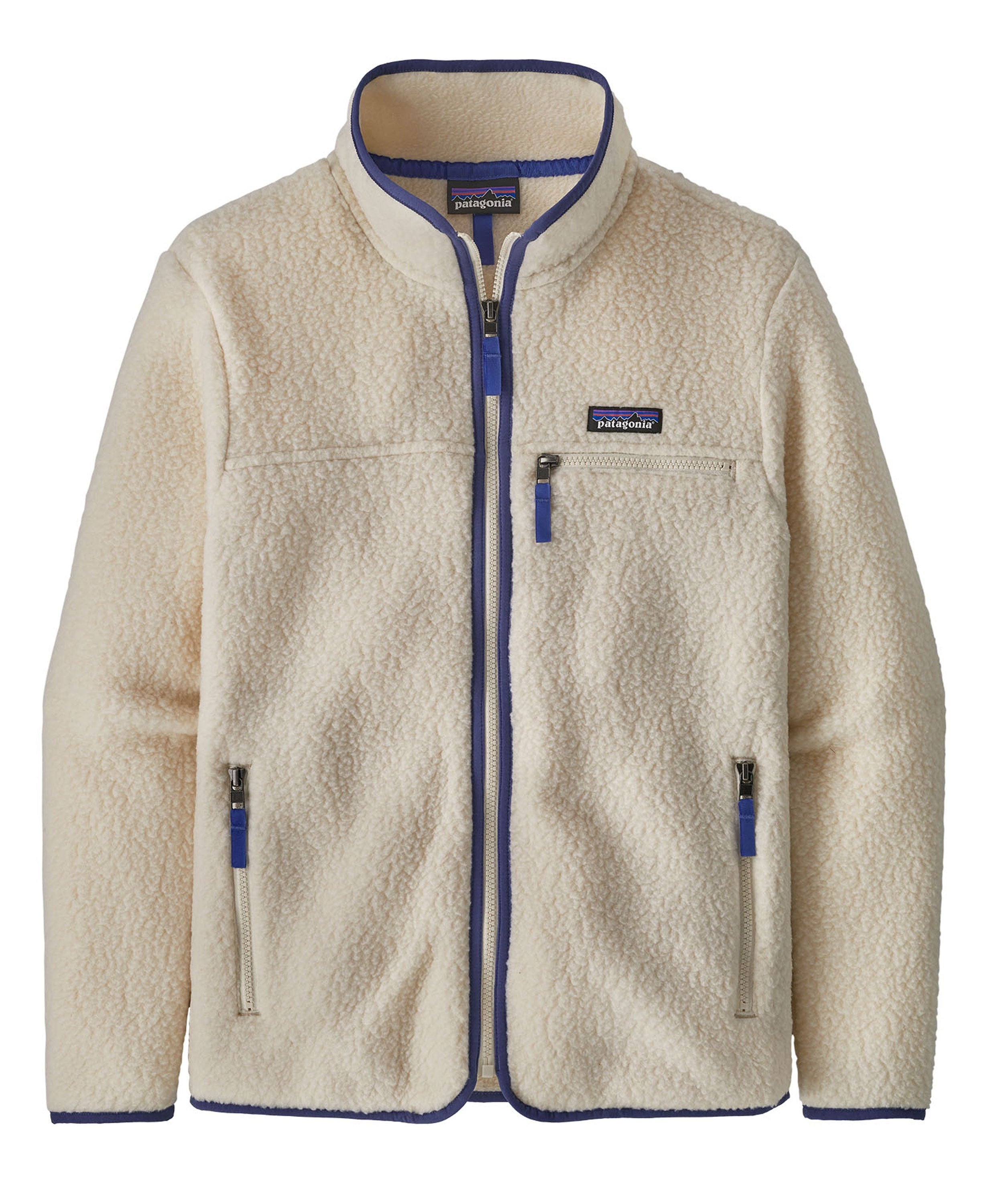 Retro Pile Fleece Jacket - Natural