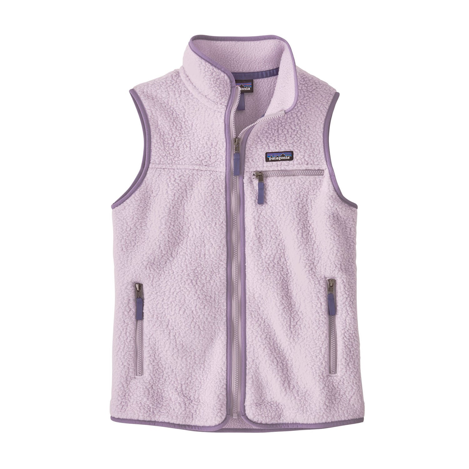 Retro Pile Vest - Foxglove Purple
