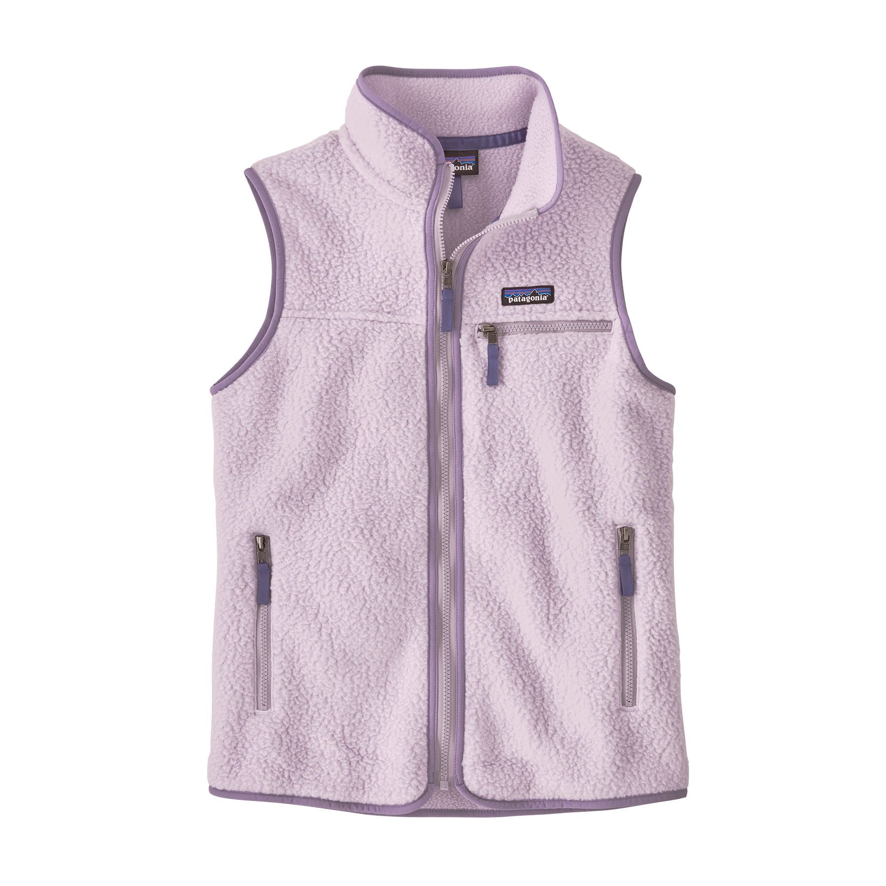 Retro Pile Vest - Foxglove Purple