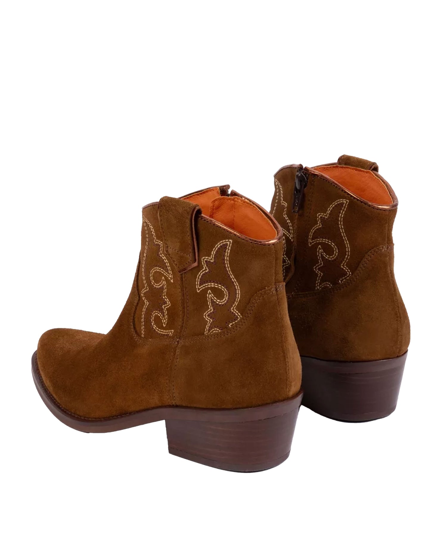 Cassidy Suede Embroidered Boot - Peat