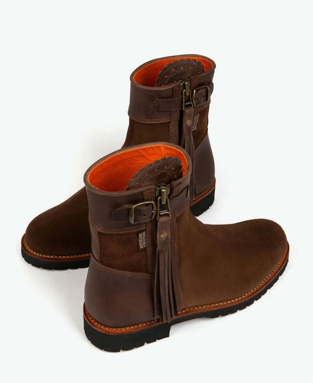 Inclement Cropped Tassel Boot - Dark Oak