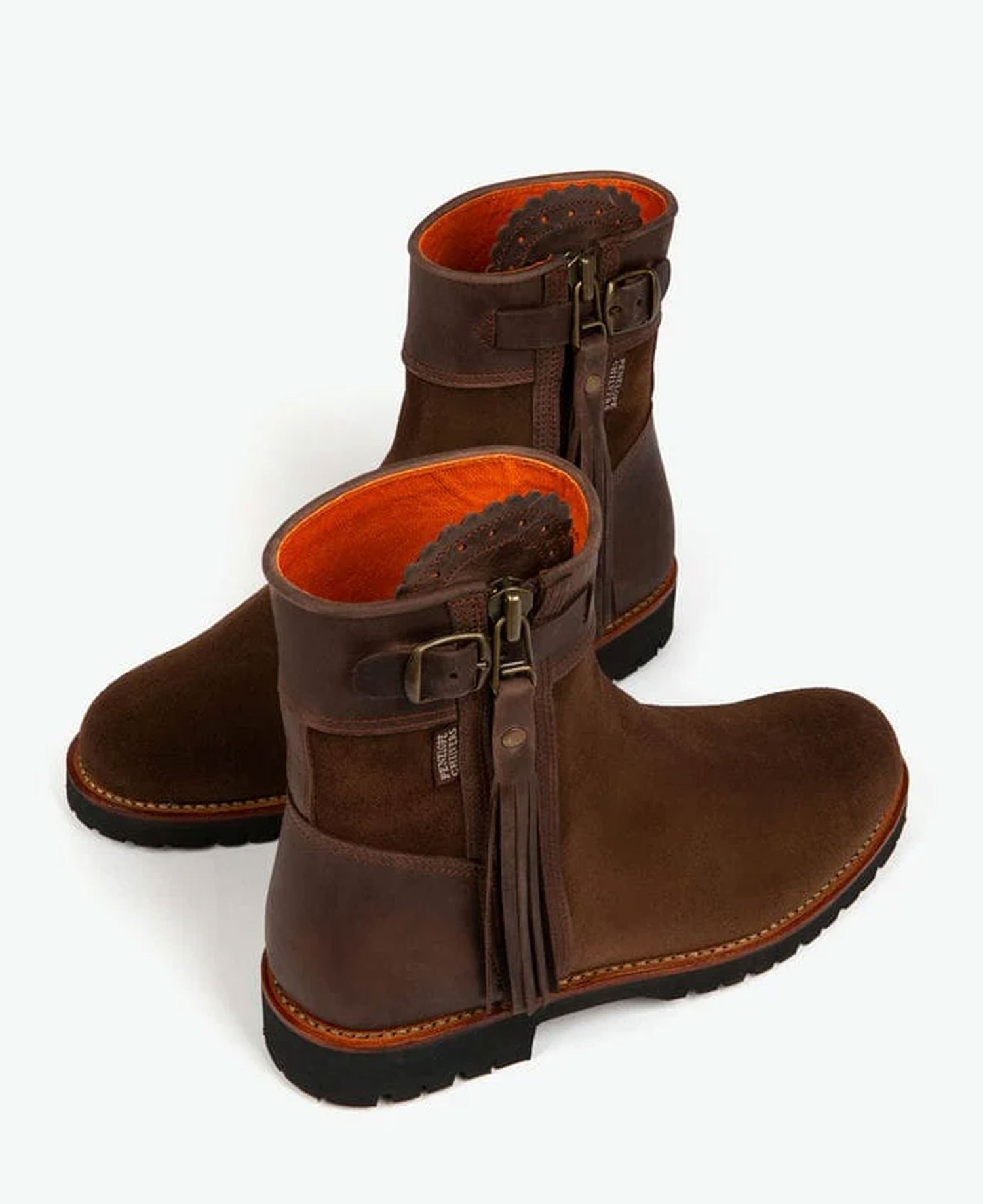 Inclement Cropped Tassel Boot - Dark Oak