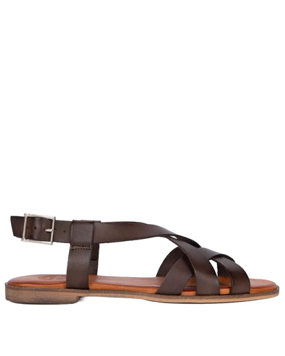 Buttercup Leather Sandal - Bitter Chocolate