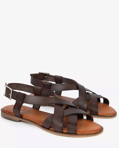 Buttercup Leather Sandal - Bitter Chocolate