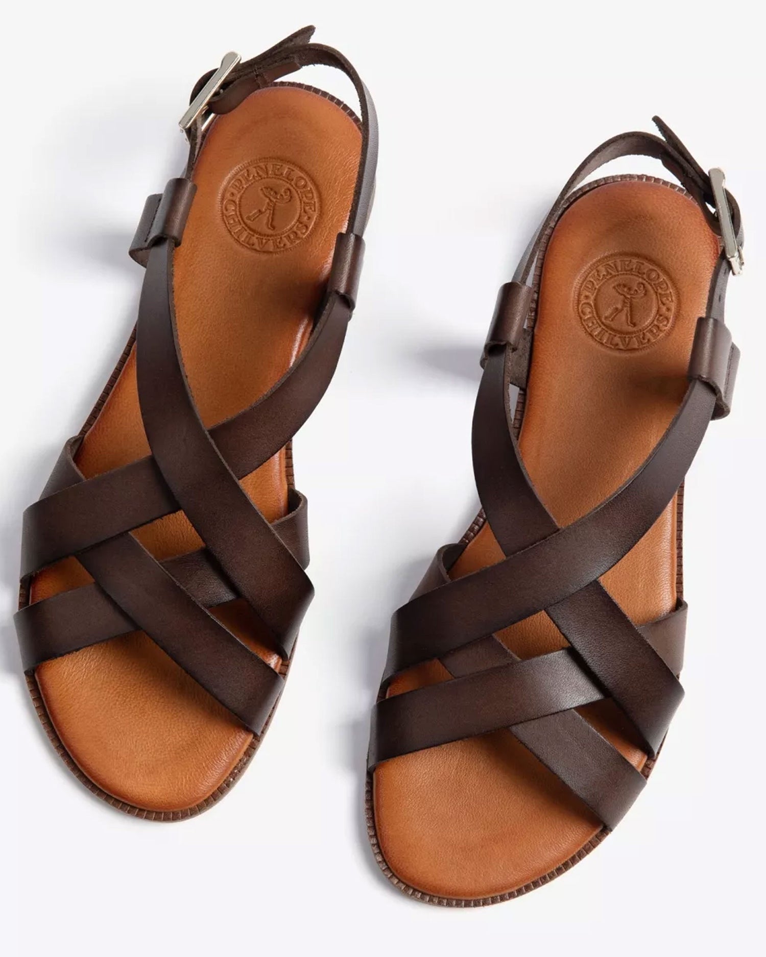 Buttercup Leather Sandal - Bitter Chocolate