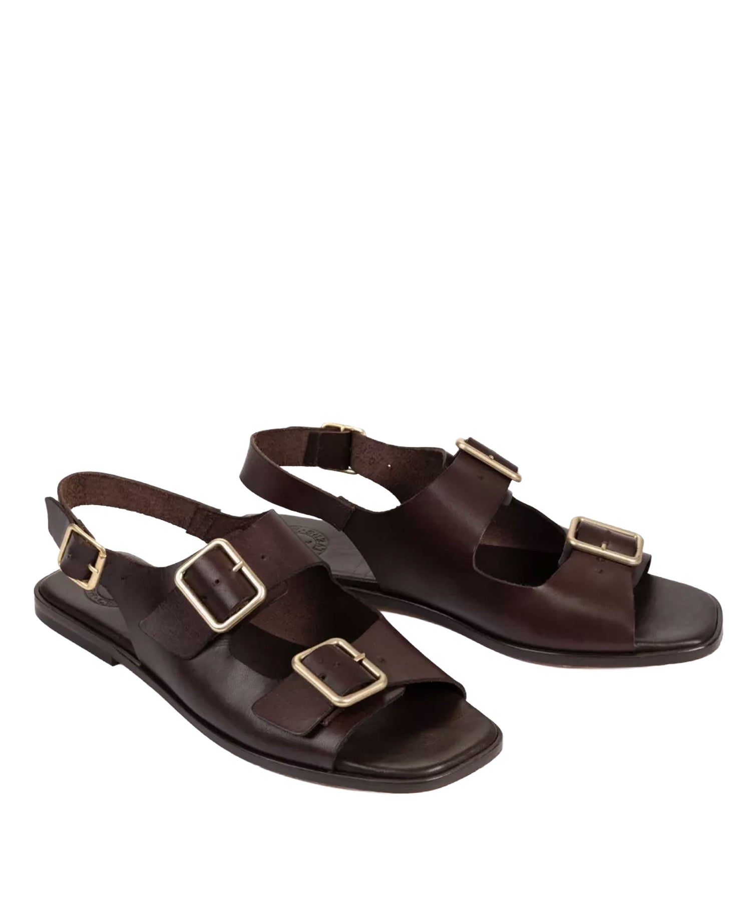 Portobello Leather Sandal - Bitter Chocolate