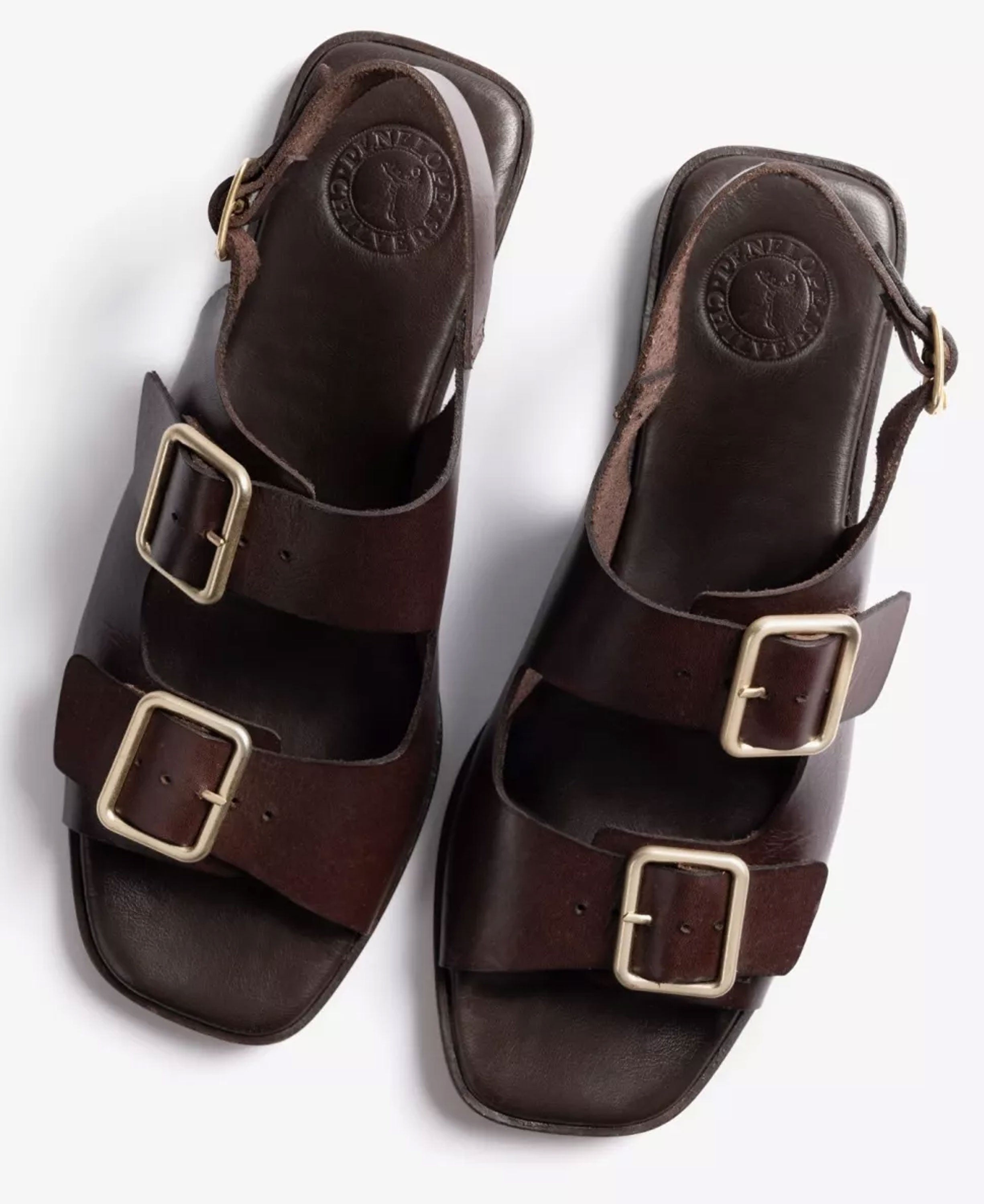 Portobello Leather Sandal - Bitter Chocolate