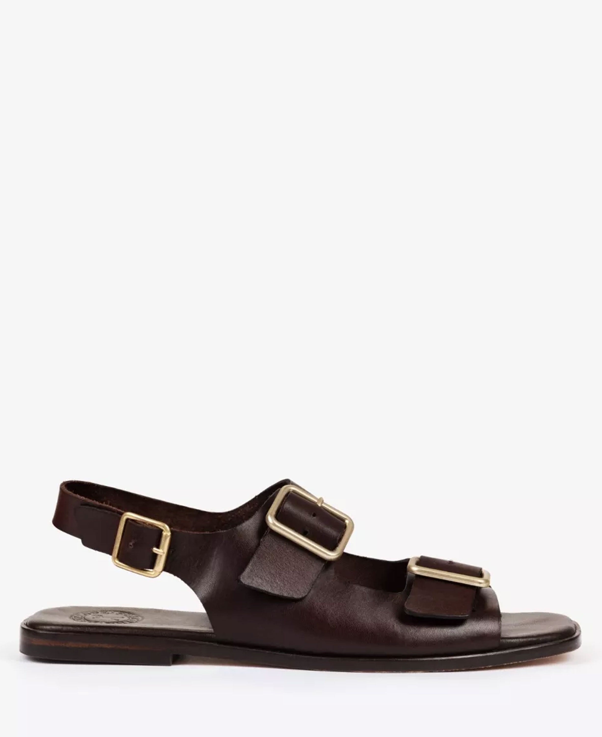 Portobello Leather Sandal - Bitter Chocolate