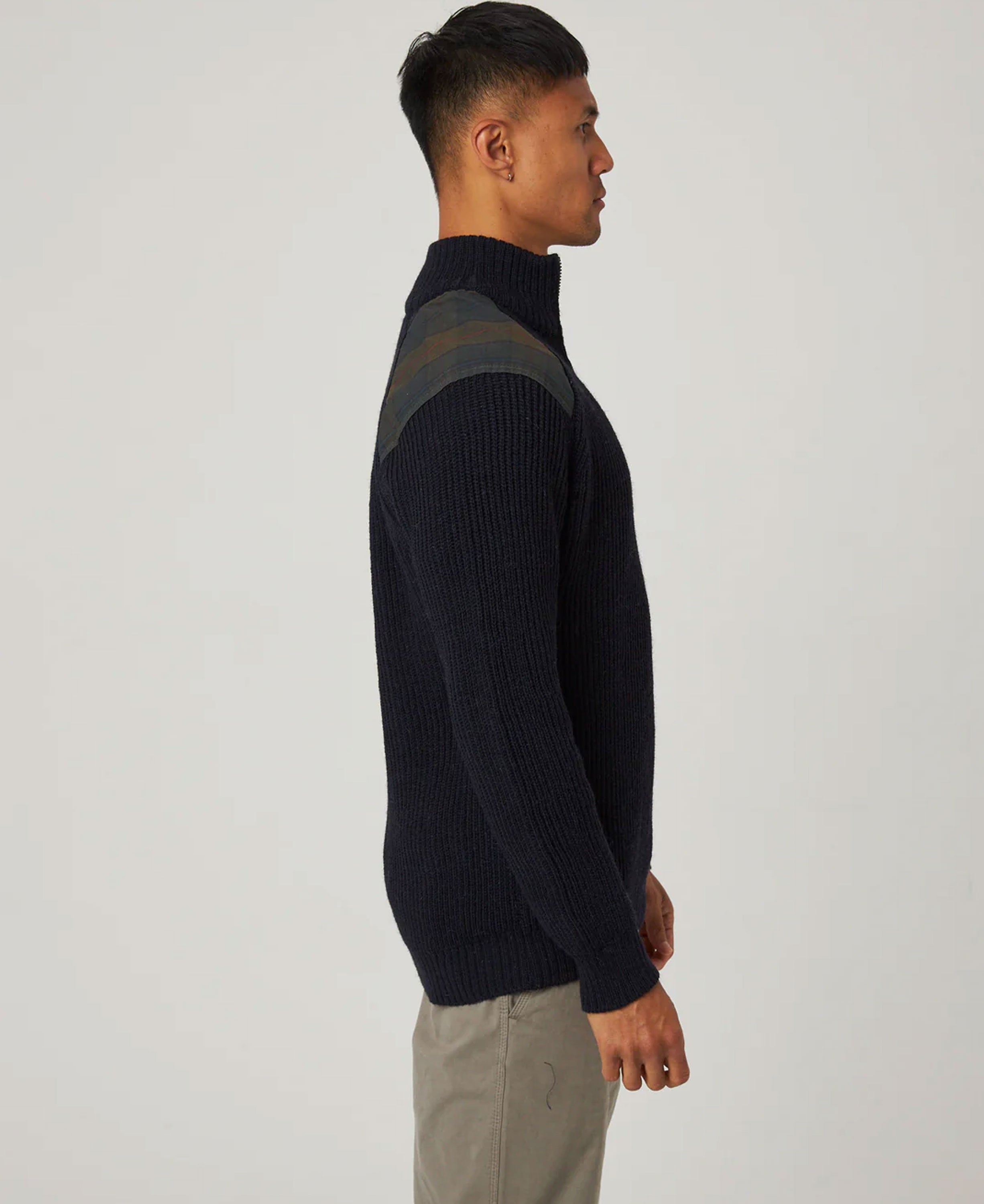 Bexley Quarter Zip Jumper - Navy