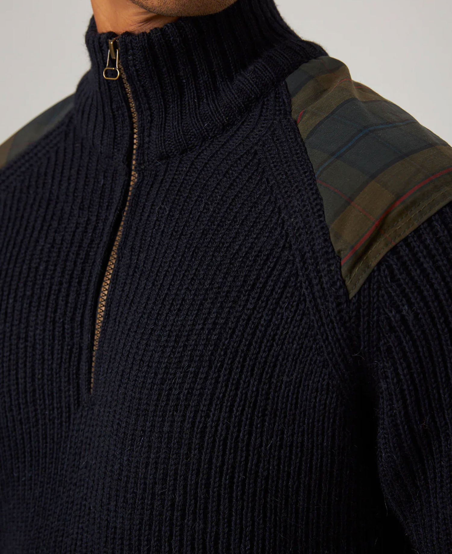 Bexley Quarter Zip Jumper - Navy