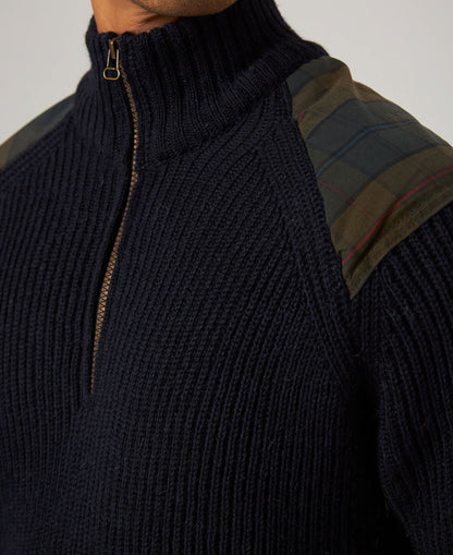 Bexley Quarter Zip Jumper - Navy