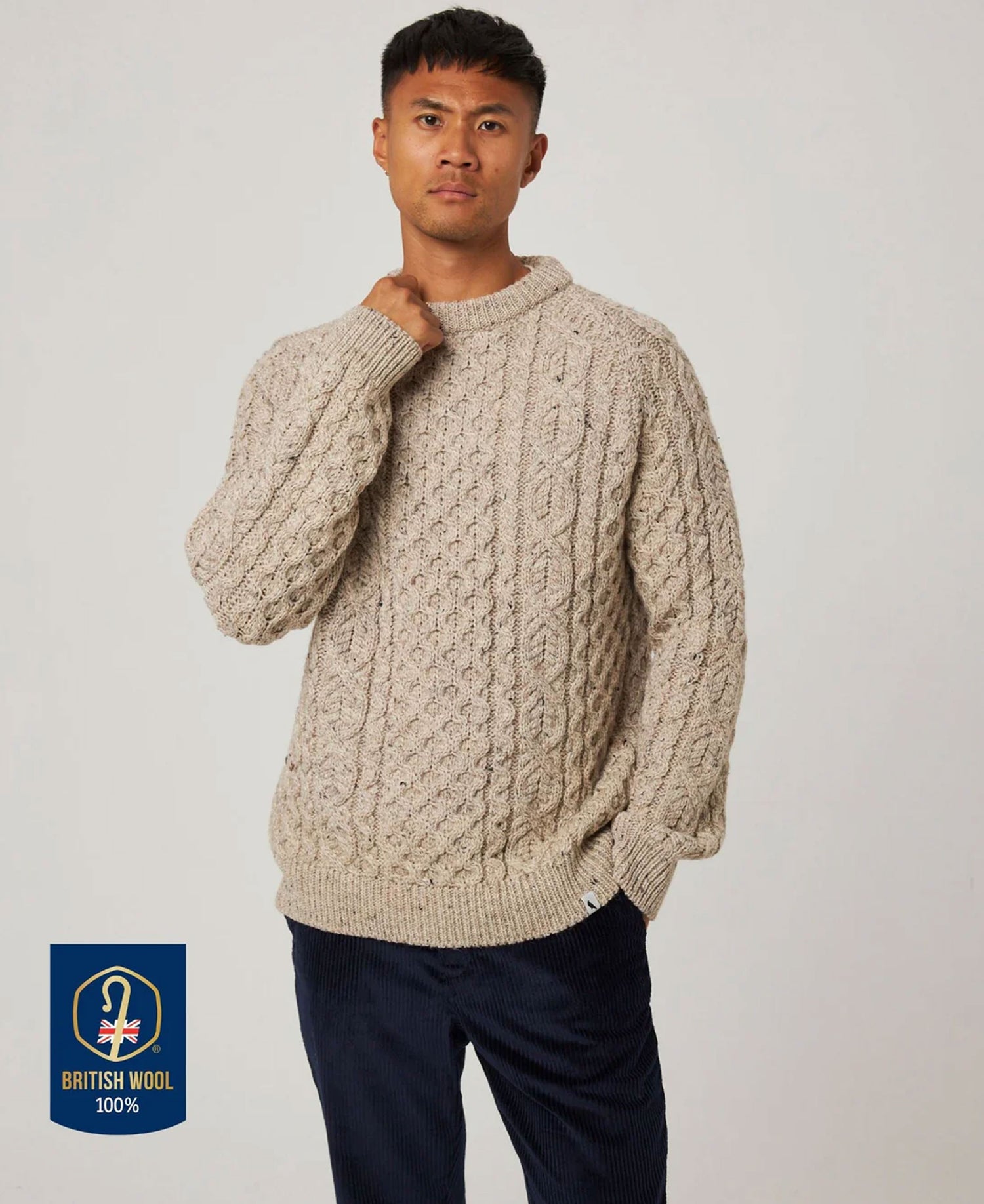 Hudson Aran Jumper - Skiddaw