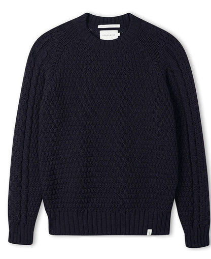 Winston Crew Jumper - Navy