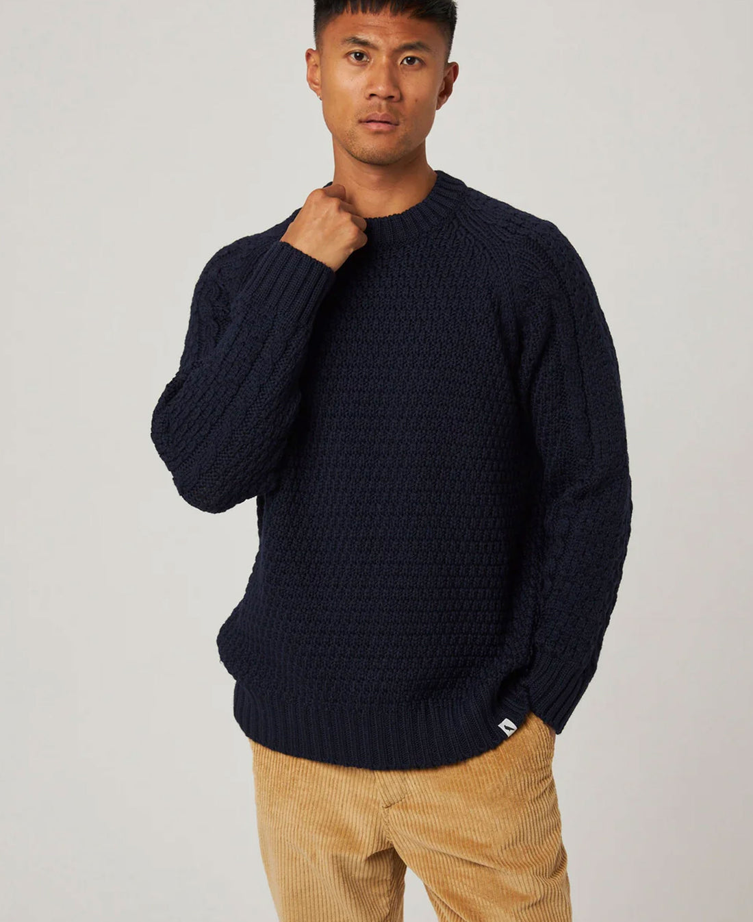 Winston Crew Jumper - Navy