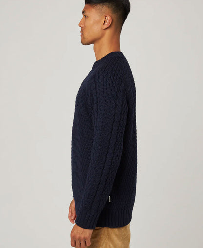 Winston Crew Jumper - Navy