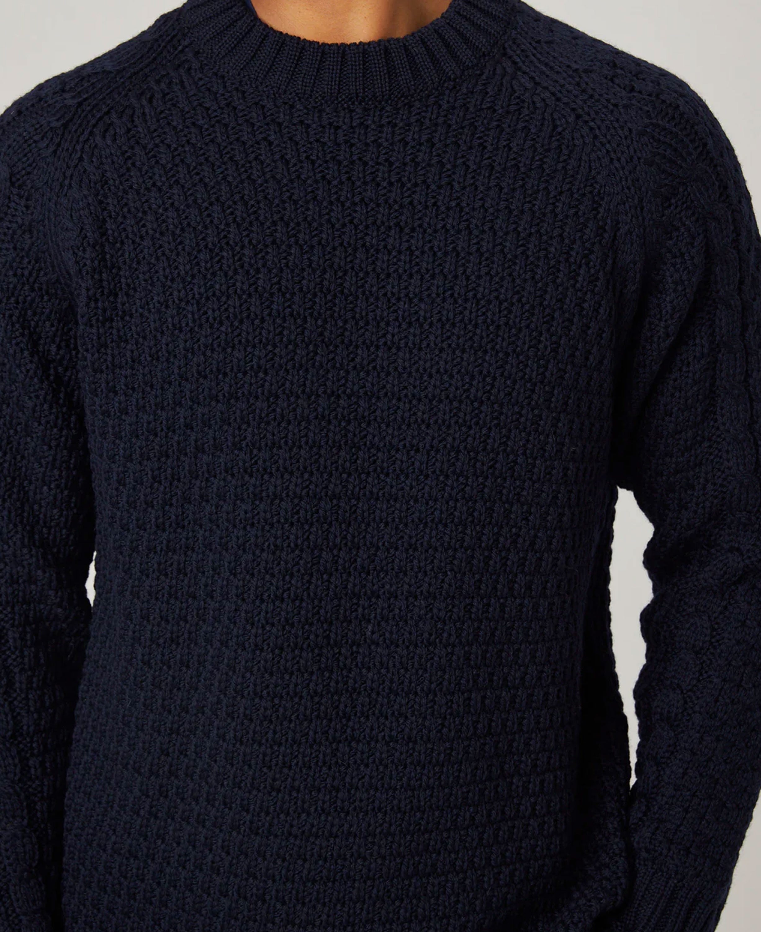 Winston Crew Jumper - Navy