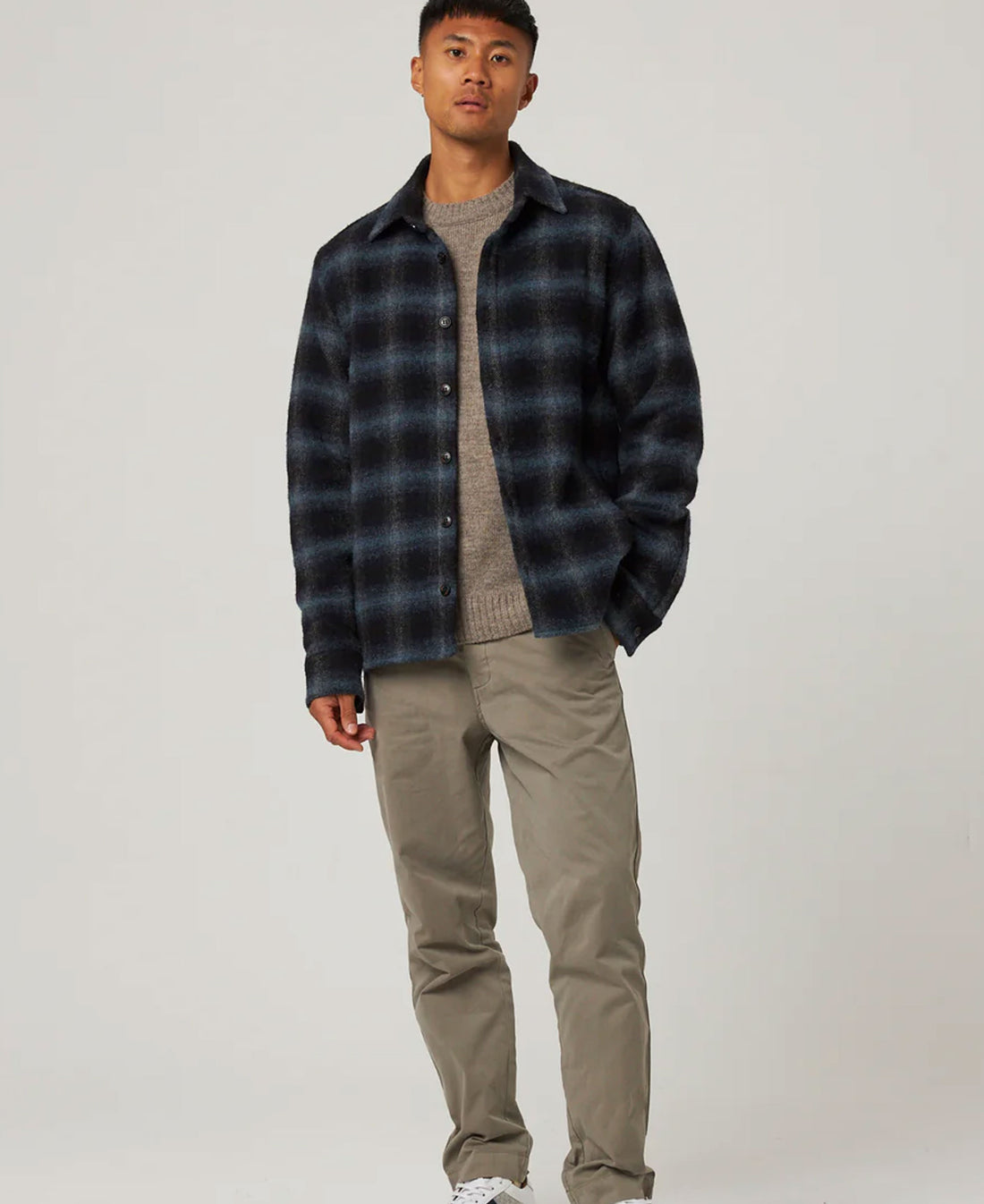 Wool Overshirt - Storm