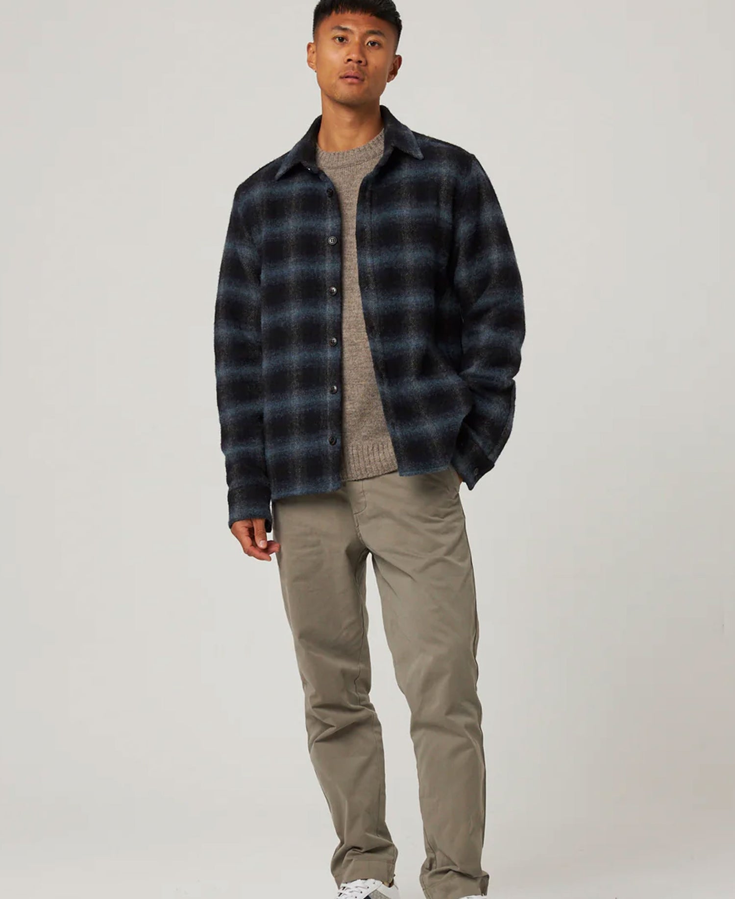 Wool Overshirt - Storm