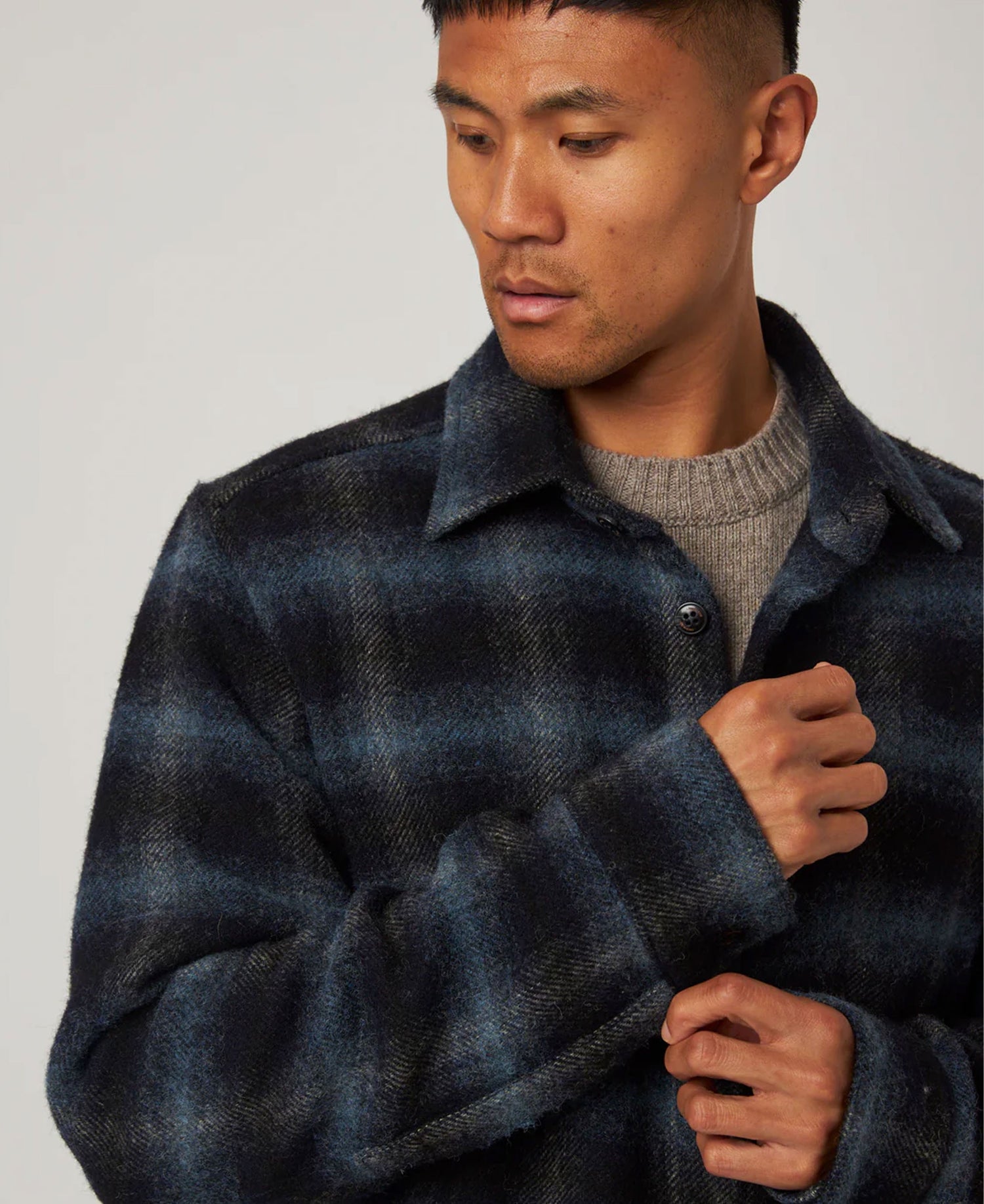 Wool Overshirt - Storm
