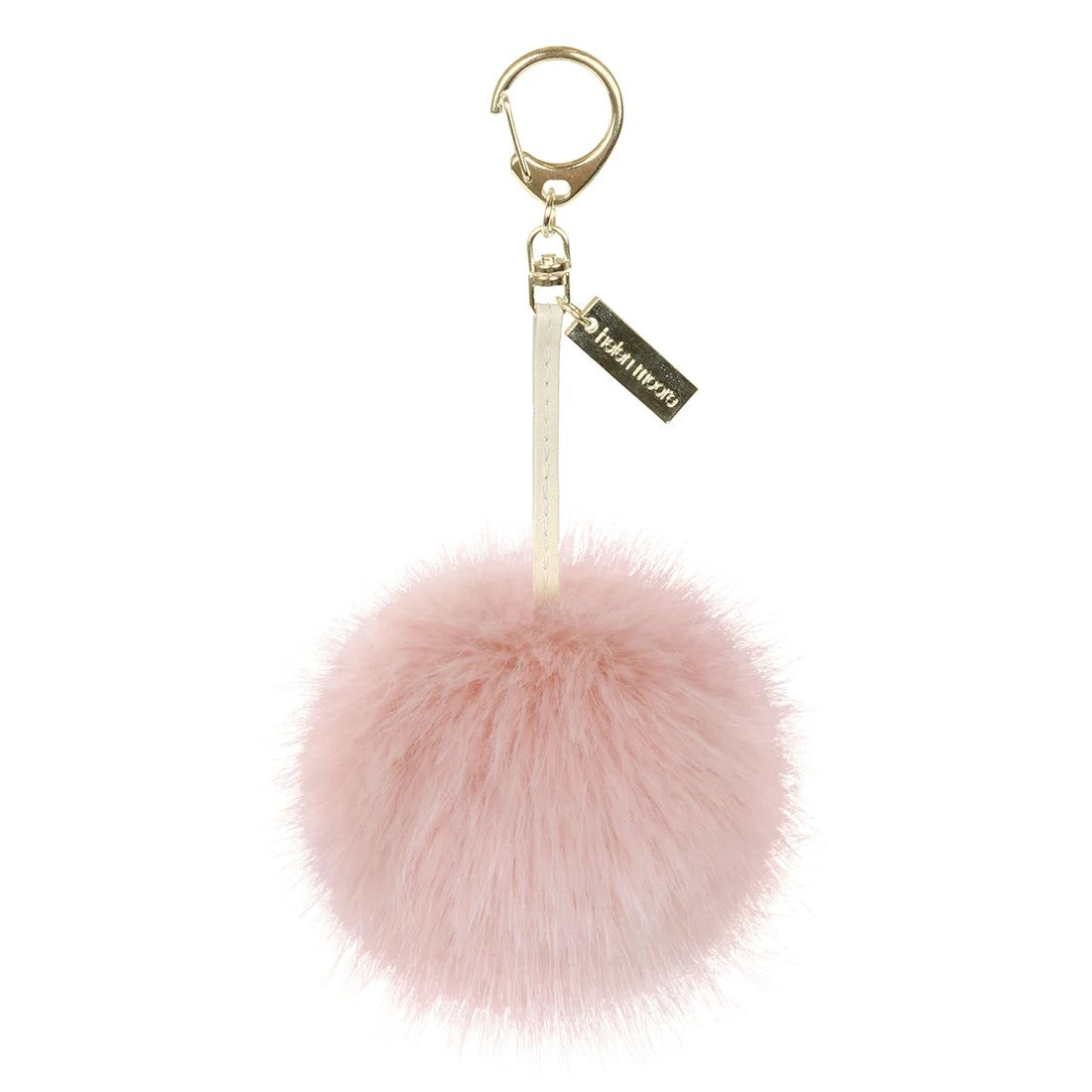 Pom Pom Keyring Bag Charm - Dusky