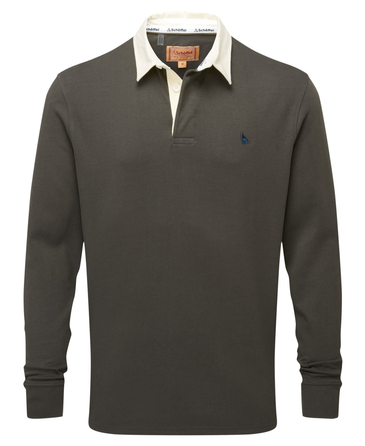 Porthallow Rugby Shirt - Peat Green