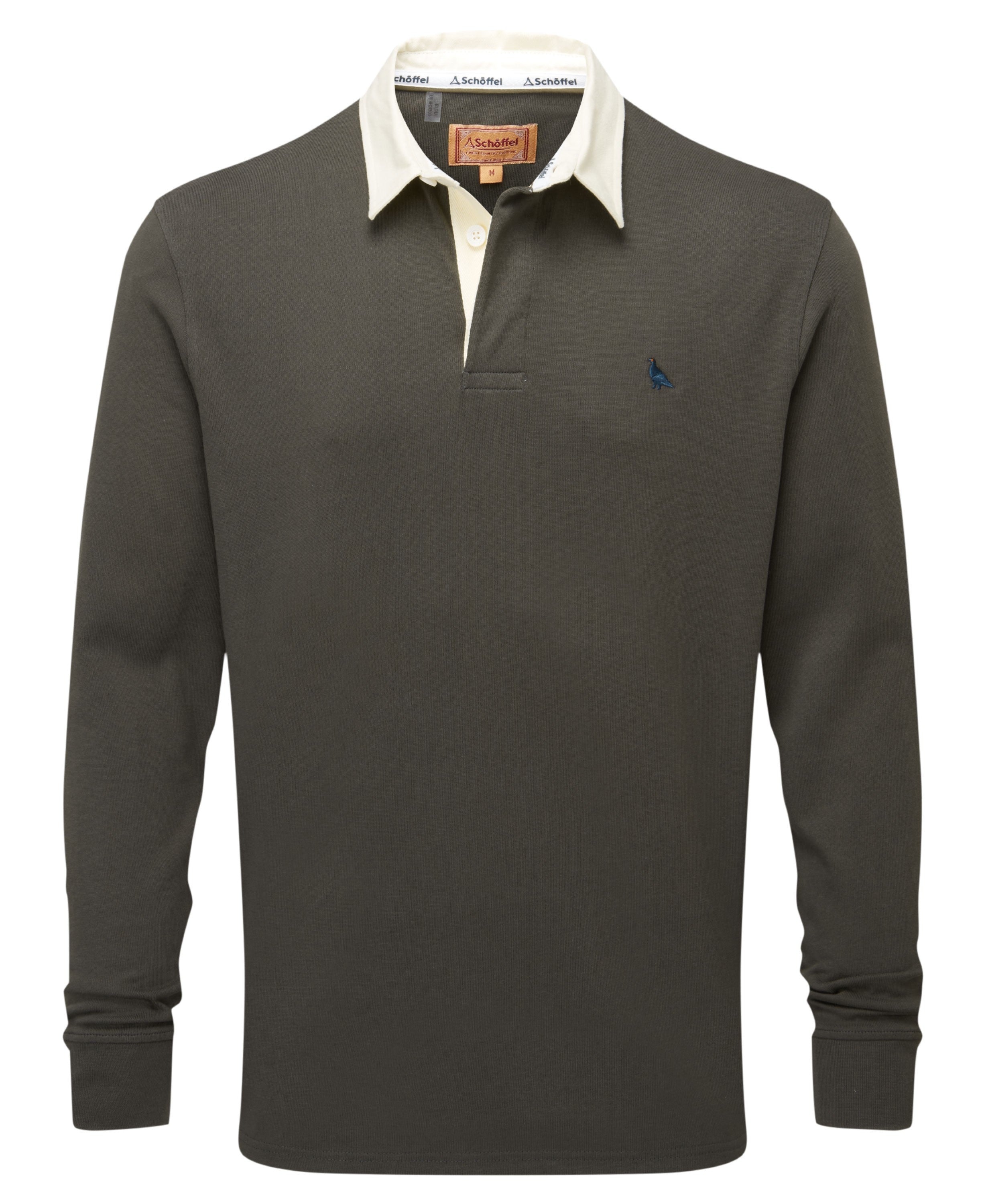 Porthallow Rugby Shirt - Peat Green