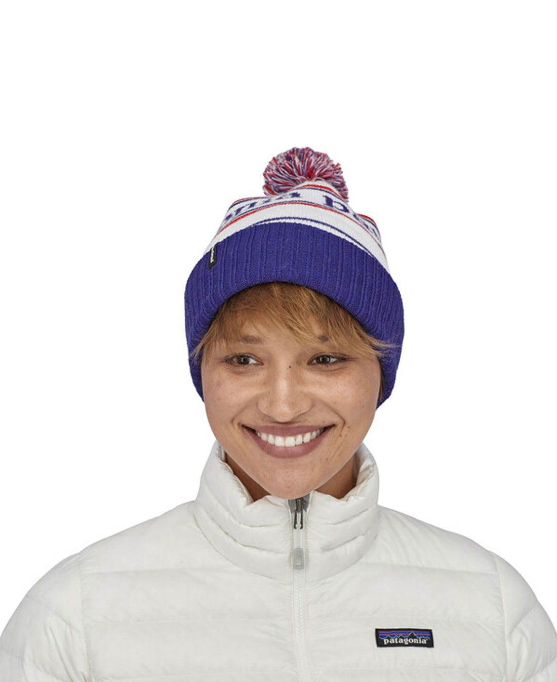 Powder Town Beanie - Park Stripe: Viking Blue