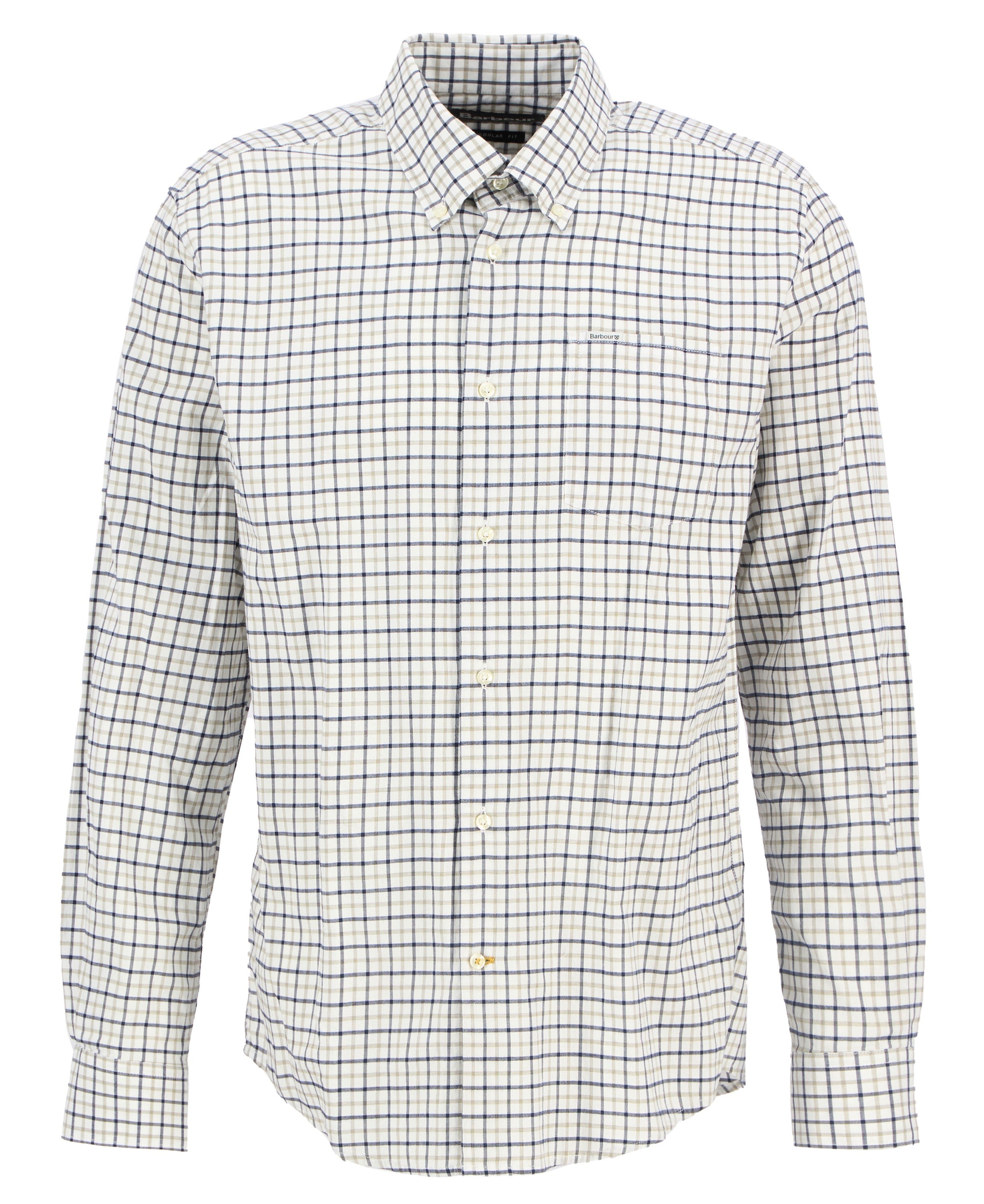 Preston Regular Tattersall Shirt - Olive