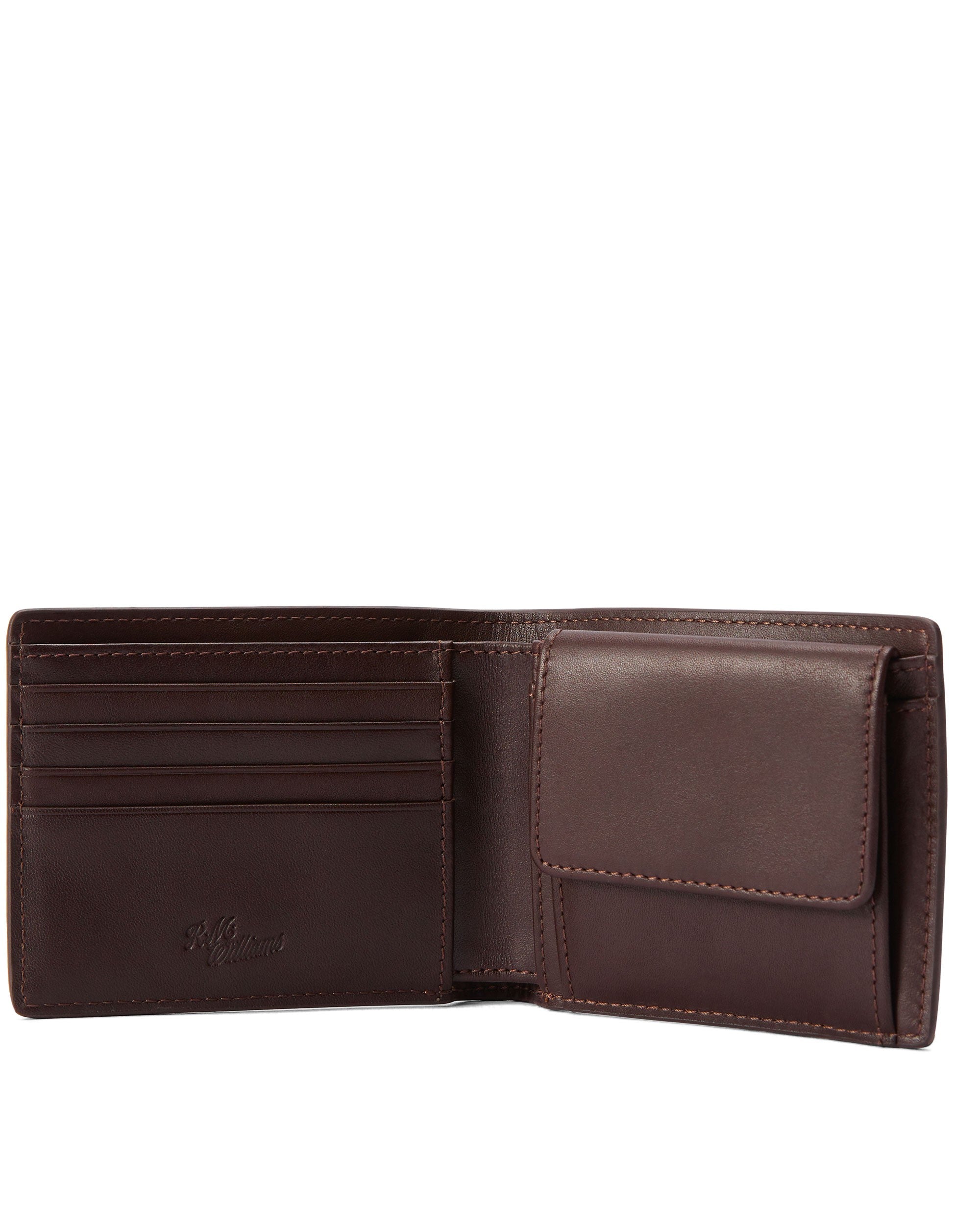 Bifold Wallet With Pocket - Chestnut