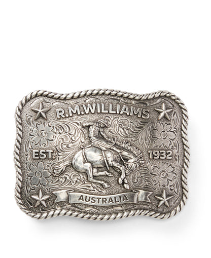 Cloudbuster Trophy Buckle - Antique Silver