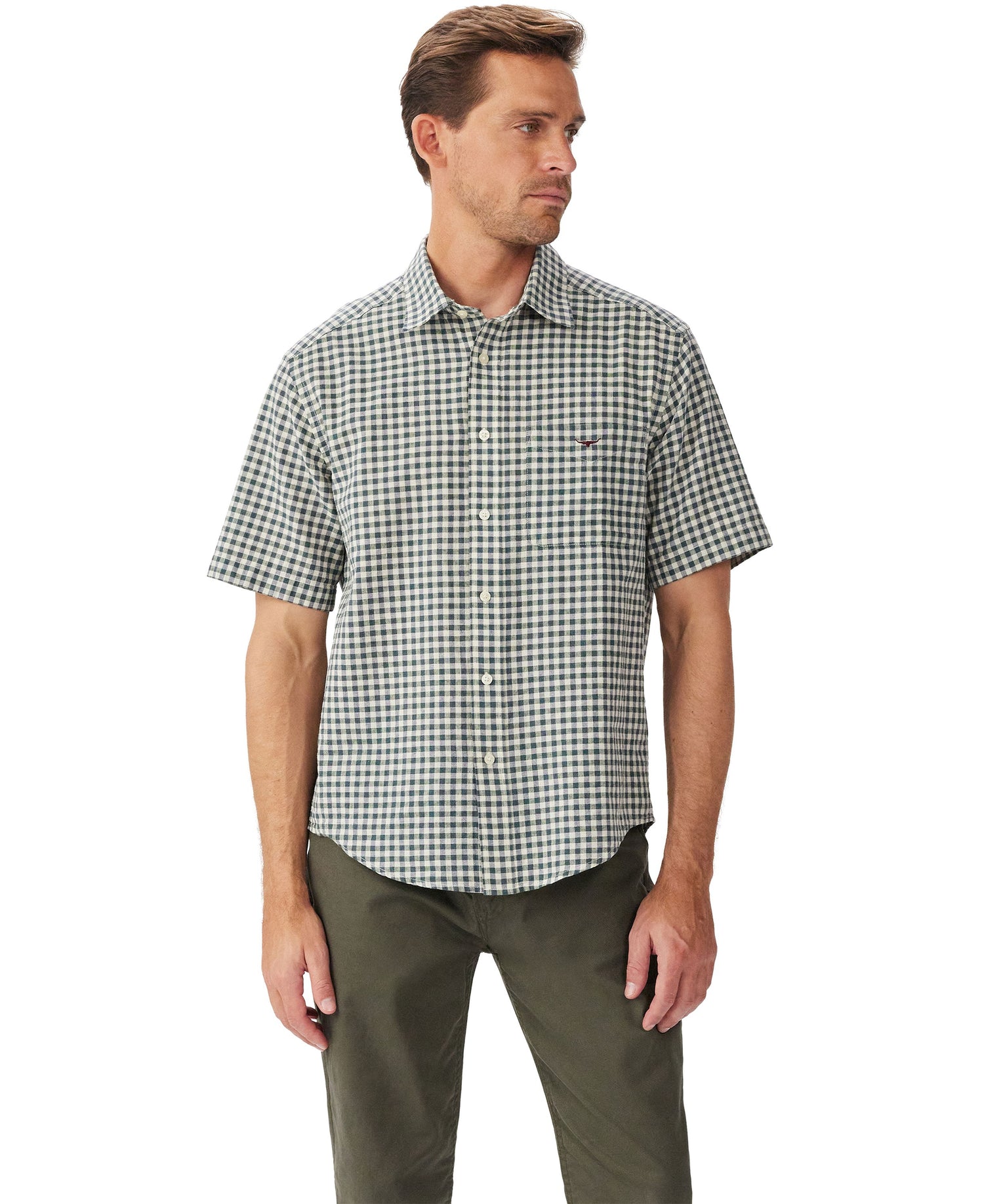 Johnson Short sleeve Shirt - Olive