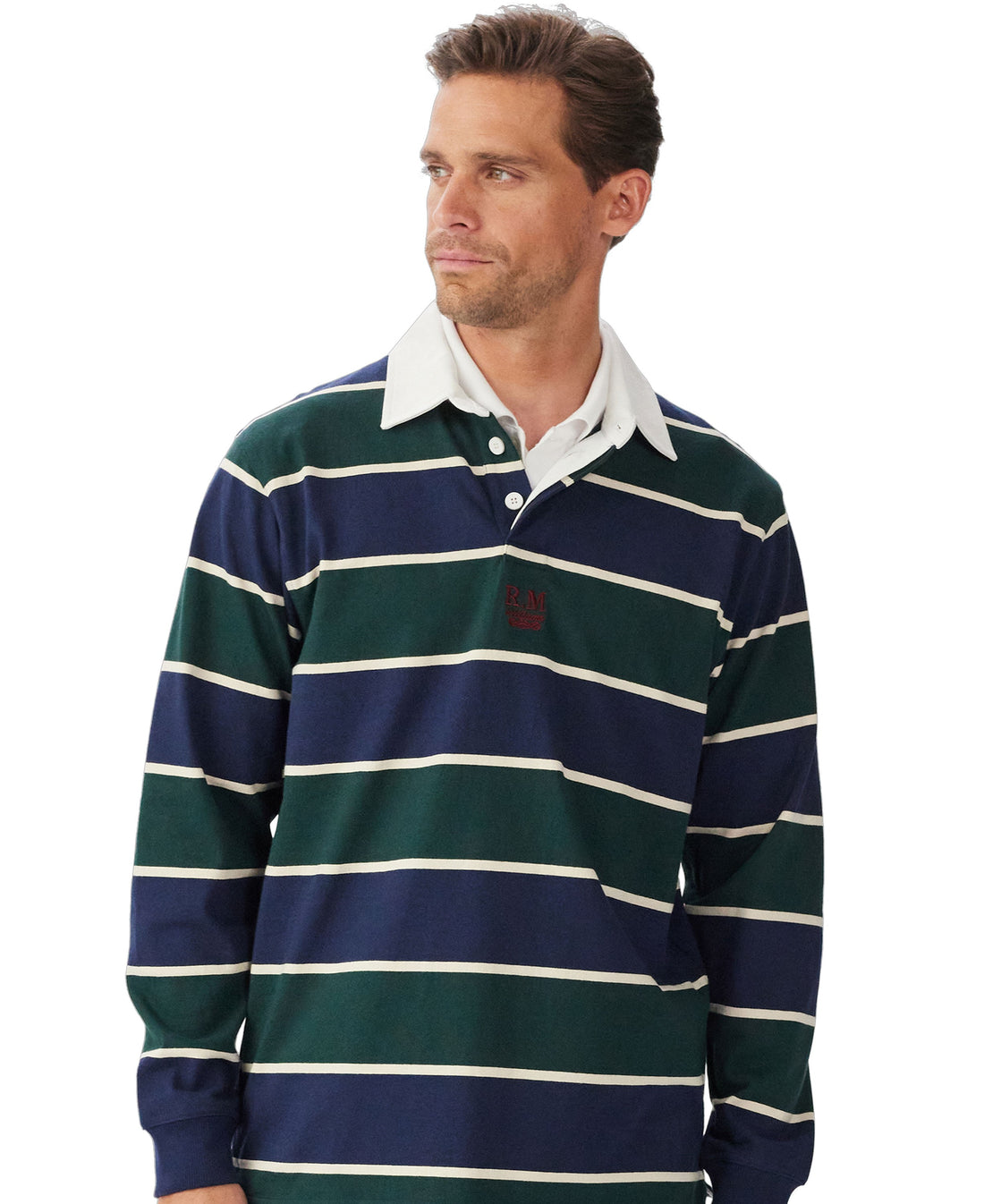 Bright Rugby - Navy/Green/Cream