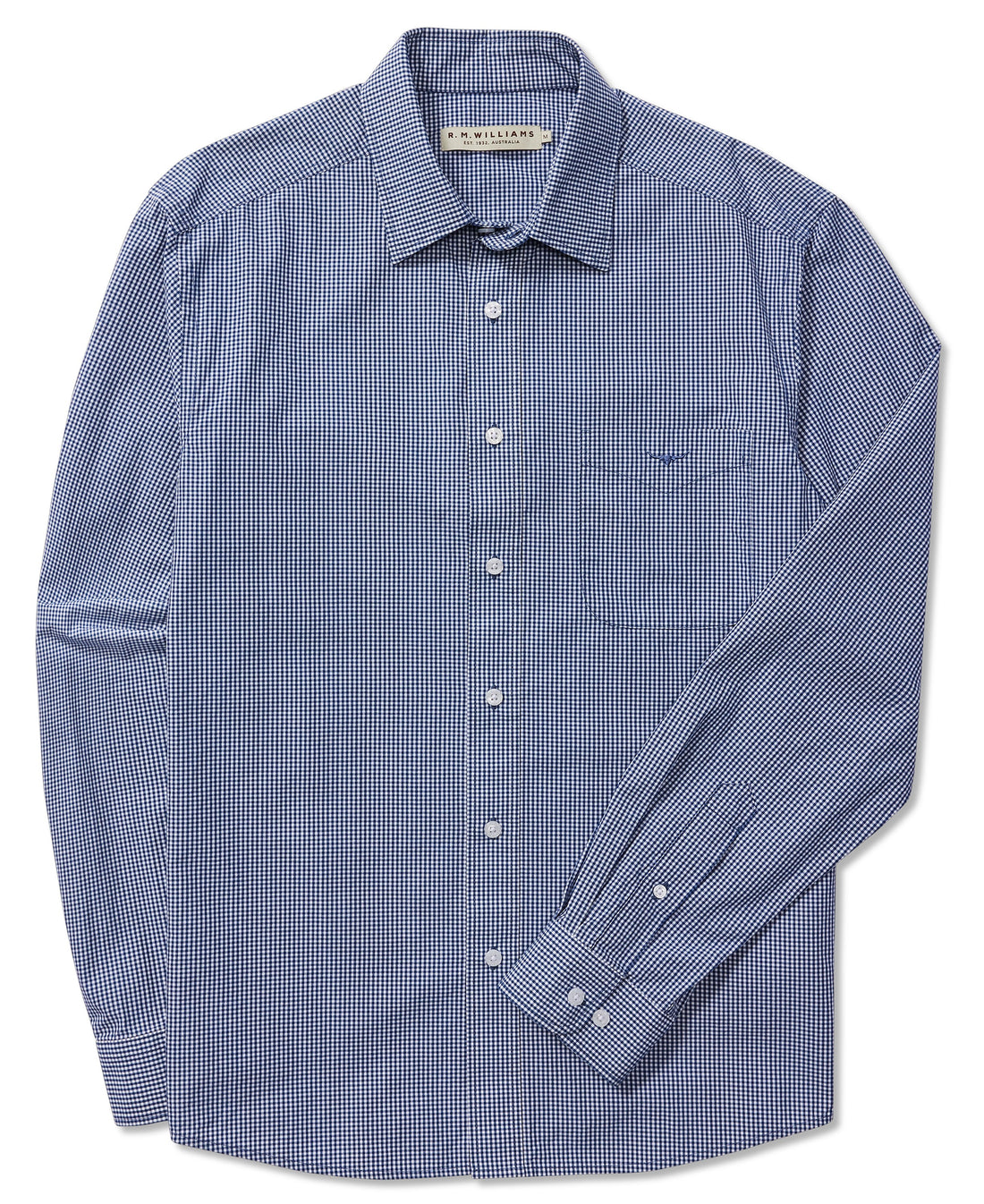 Classic Shirt - Navy/White