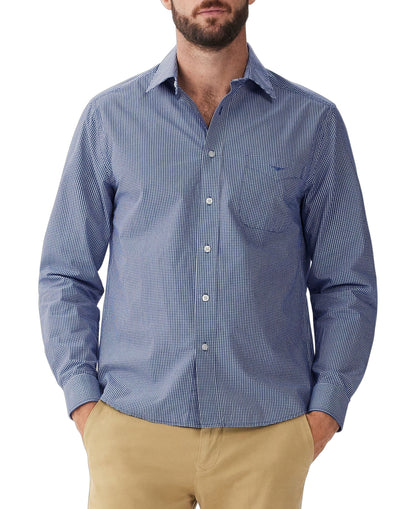 Classic Shirt - Navy/White