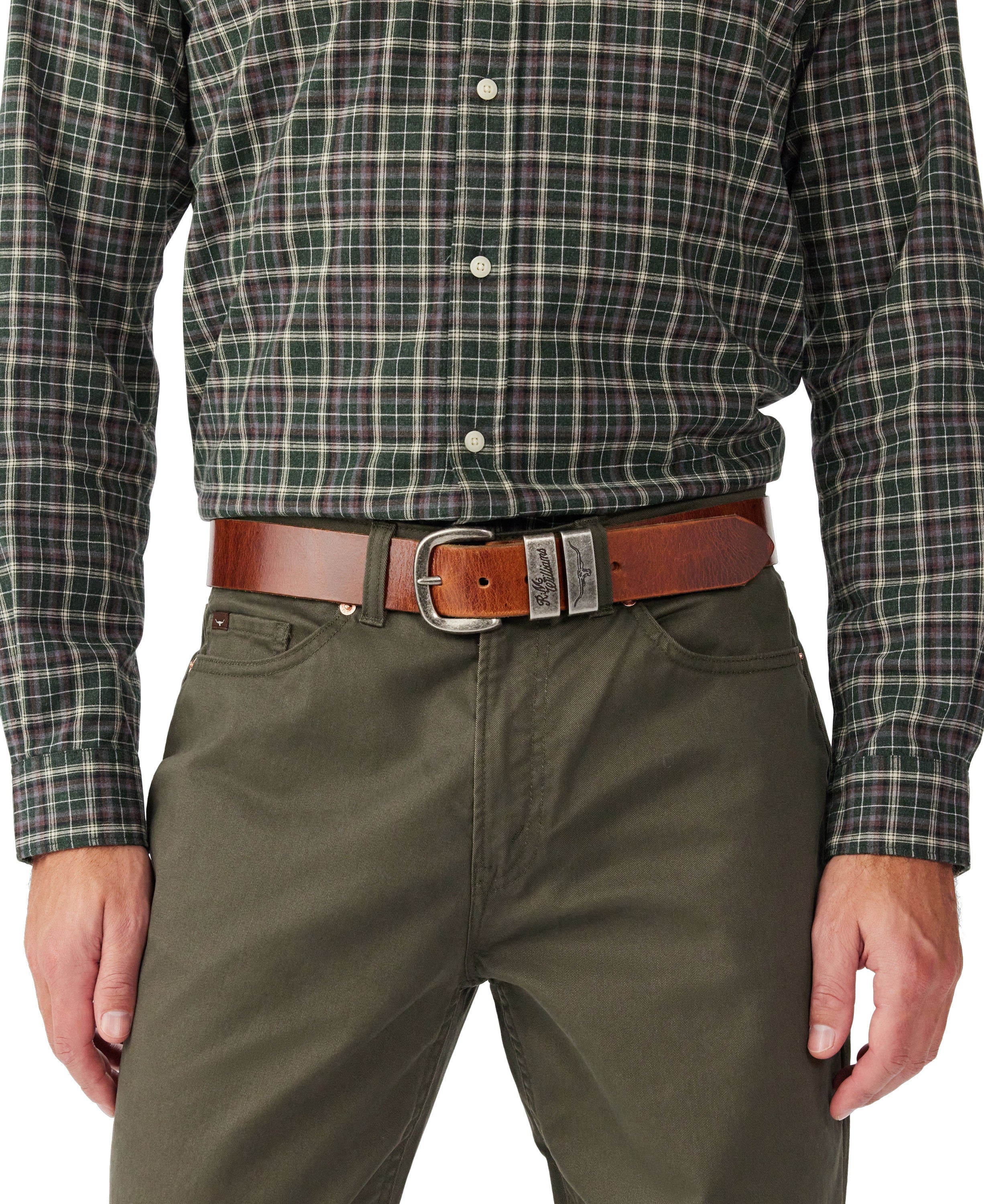 Drover Belt - Mid Brown